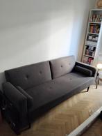 Canapé Convertible 3 places Gris La Redoute Intérieur, Ophalen, 150 tot 200 cm, Driepersoons, 75 tot 100 cm