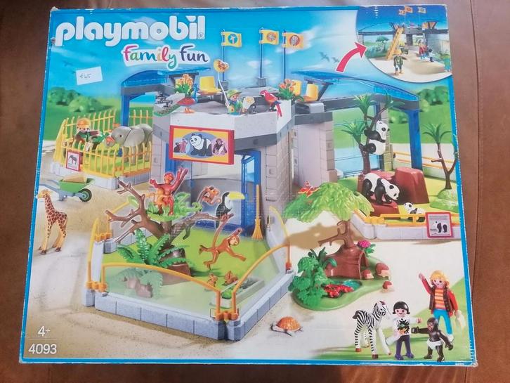 Playmobil dierentuin 4093, Kinderen en Baby's, Speelgoed | Playmobil, Zo goed als nieuw, Ophalen