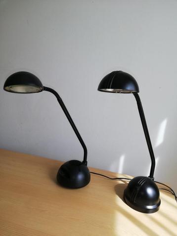 2 lampes de bureau noires différentes, vente en lot ou pas