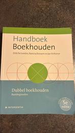 Handboek Boekhouden - Dubbel boekhouden (vijfde editie), Ophalen, Zo goed als nieuw, Erik De Lembre; Patricia Everaert
