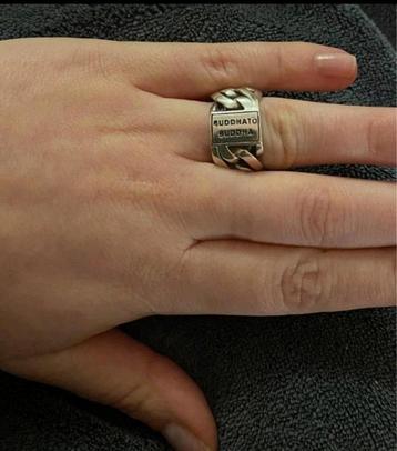 Buddha to buddha ring nathalie maat 17 unisex, Ophalen, Gebruikt