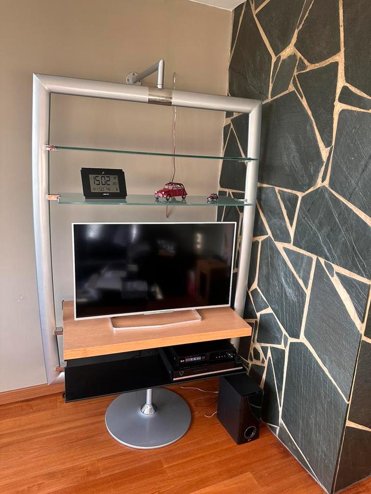 Design tv-meubel, Huis en Inrichting, Kasten |Televisiemeubels, Glas, Ophalen