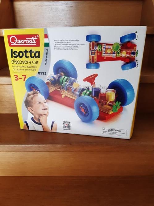 Quercetti Issota discovery car montage auto, Kinderen en Baby's, Speelgoed |Speelgoedvoertuigen, Zo goed als nieuw, Ophalen of Verzenden