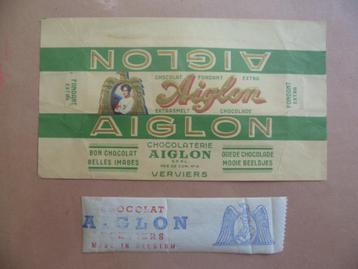 Chocolade Aiglon chocolat emballages omslagen wikkels extra beschikbaar voor biedingen