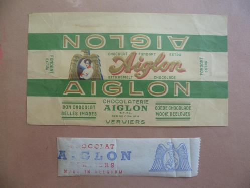 Chocolade Aiglon chocolat emballages omslagen wikkels extra, Verzamelen, Overige Verzamelen, Gebruikt, Ophalen of Verzenden