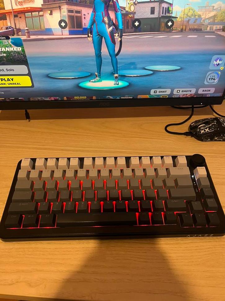 Ajazz mechanical keyboard, Computers en Software, Toetsenborden, Gebruikt, Qwerty, Draadloos, Gaming toetsenbord, Ophalen of Verzenden