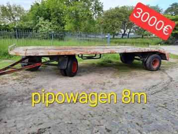 Pipowagen woonwagen tiny house dieplader aanhangwagen remork beschikbaar voor biedingen