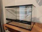 Nieuw terrarium 60x40x40 cm + kurkwand, Ophalen, Zo goed als nieuw, Terrarium of Paludarium