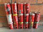 Coca-Cola 16 verschillende Engelse blikjes, Ophalen of Verzenden, Gebruikt, Verpakking