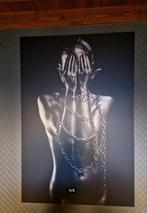 Naked Woman Tied in Iron Alu Art, Ophalen of Verzenden