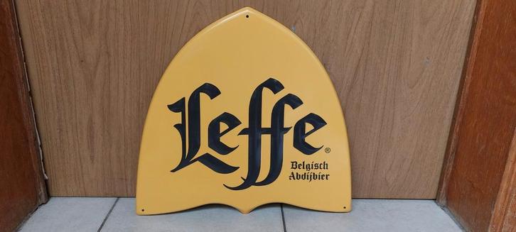 Reclamebord Leffe Belgisch Abdijbier - schild Leffe, Verzamelen, Biermerken, Nieuw, Reclamebord, Plaat of Schild, Leffe, Ophalen of Verzenden