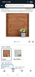 Groot bruin dienblad, Huis en Inrichting, Woonaccessoires | Dienbladen, Ophalen, Zo goed als nieuw