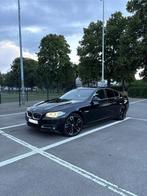 BMW 520d F10 2016 || BMW garantie, Auto's, BMW, Automaat, 4 deurs, Zwart, Leder