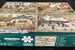 Legpuzzel Anton Pieck, Ophalen, 500 t/m 1500 stukjes, Zo goed als nieuw, Legpuzzel