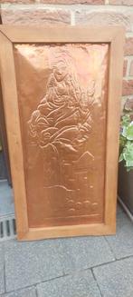 Sainte Barbe en cuivre rouge repousser, Antiquités & Art, Antiquités | Bronze & Cuivre, Cuivre