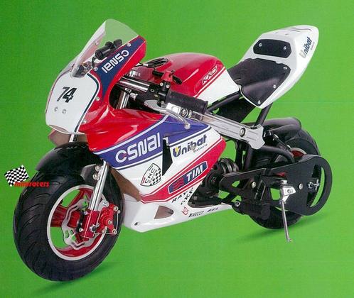Pocketbike CSNAL 49cc, Fietsen en Brommers, Minibikes, Midibikes en Pitbikes, Nieuw, Overige typen, Ophalen of Verzenden