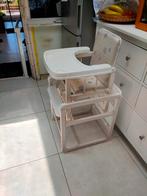 Houten kinderstoel + tafel, Ophalen, Gebruikt