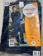 Werkkleding overall met drukknoppen maat 58- NIEUW, Doe-het-zelf en Bouw, Ophalen of Verzenden, Nieuw