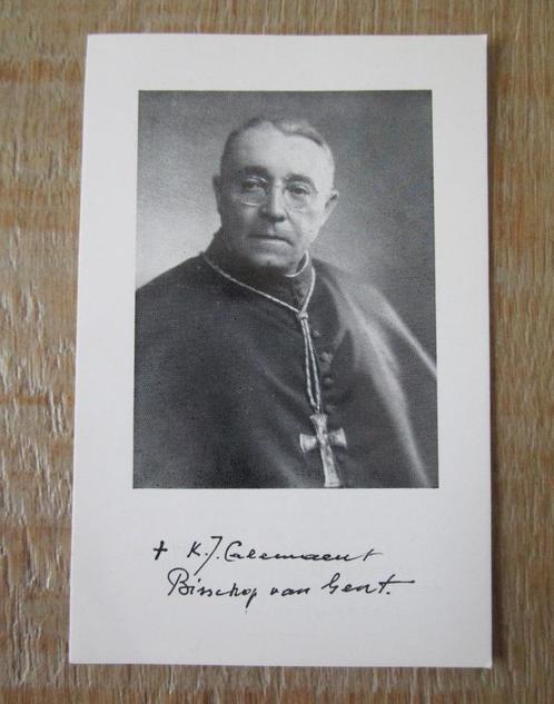 doodsprentje pastoors-paters-abt-bisschop, Verzamelen, Bidprentjes en Rouwkaarten, Rouwkaart, Ophalen of Verzenden