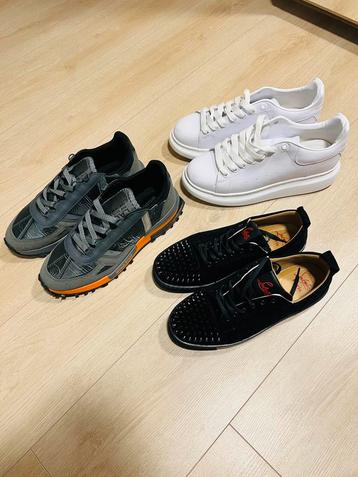 3 Schoenen Louboutin,Alexander McQueen,Lacoste (Doe een bod) beschikbaar voor biedingen