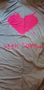 Dekbedovertrek met print, Enlèvement ou Envoi, Gris, Housse de couette