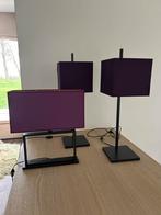 Tafellampen (3), Huis en Inrichting, Lampen | Tafellampen, Ophalen, Zo goed als nieuw, Stof, 50 tot 75 cm