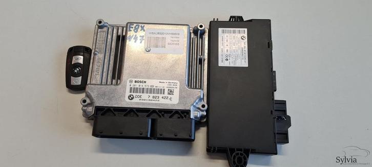 Startset Contactslot + ECU N47 CAS3 BMW 1 serie E81 W87 E88, Auto-onderdelen, Elektronica en Kabels, Gebruikt, Ophalen of Verzenden