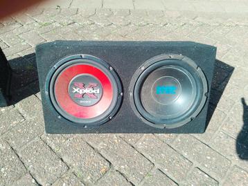 subwooferkist dubbel 2x600w beschikbaar voor biedingen