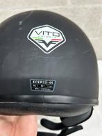 Brommer helm zwart, Fietsen en Brommers, Ophalen, Zo goed als nieuw, Extra large of groter, Vito