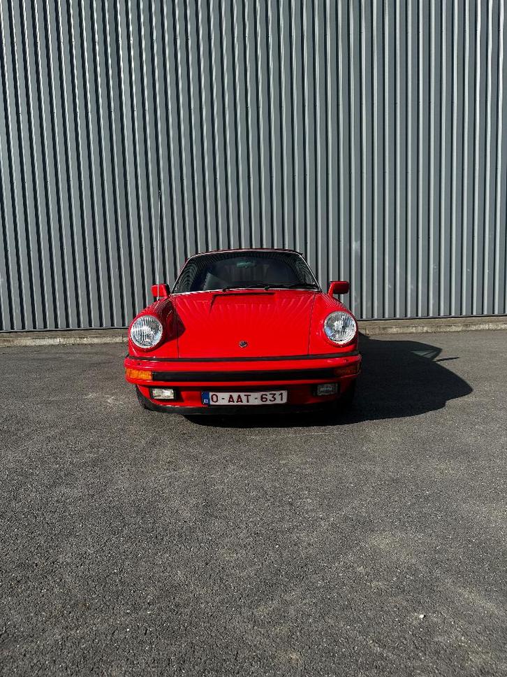 Porsche 911SC 1983, Auto's, Oldtimers, Particulier, Porsche, Benzine, Cabriolet, 2 deurs, Handgeschakeld, Rood, Zwart, Leder, Achterwielaandrijving