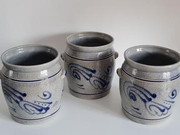 3 originele Marzi & Remi Westerwald potten