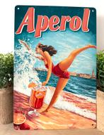 Metalen reclamebord Aperol, Ophalen of Verzenden, Nieuw, Reclamebord