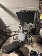 Powertec Leg Press, Sport en Fitness, Fitnessmaterialen, Ophalen, Zo goed als nieuw, Benen, Fitnessbank