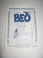 Beo Antwerps stripfestival 1985, Boeken, Stripverhalen, Gelezen, Ophalen of Verzenden