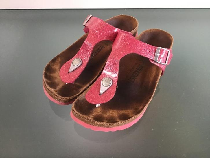 Gratis Verzenden | Birkenstock Gizeh roze slippers 36, Kleding | Dames, Schoenen, Zo goed als nieuw, Slippers, Roze, Verzenden