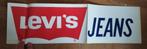 Zeer grote LEVI'S Jeans 1971 Sponsor Cars Sticker, Motoren