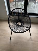Stoel met draden, Ophalen, Kunststof, Zwart, Nieuw