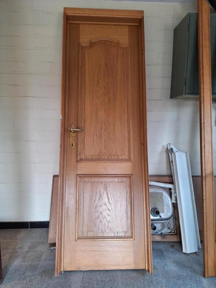 Porte intérieure en chêne, Bricolage & Construction, Châssis & Portes coulissantes, Comme neuf, Chambranle de porte, Enlèvement