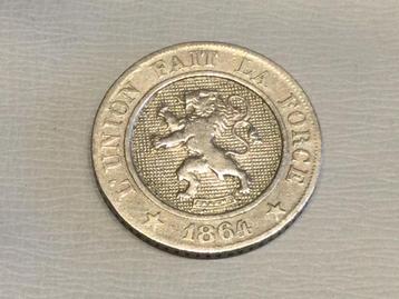 Belgique 10 centimes 1864, Enlèvement ou Envoi