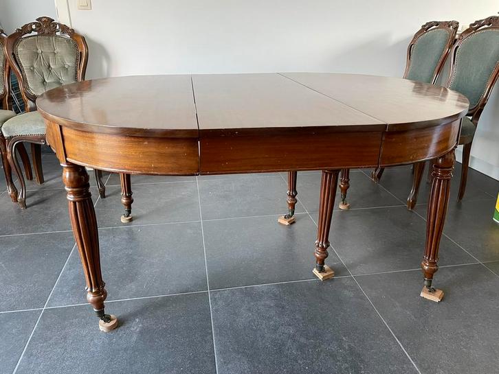 Eettafel mahoniehout, Antiek en Kunst, Antiek | Meubels | Tafels, Ophalen