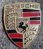 Mooi zwaar aluminium Porsche logo garage showroom bord, Collections, Marques & Objets publicitaires, Utilisé, Enlèvement ou Envoi