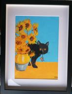 schilderij poes met muis, Ophalen, Schilderij