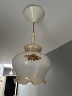 Antieke glazen lampen 2 stuks, Ophalen, Zo goed als nieuw