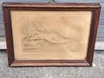 eau forte femme nue monogramme felicien rops, Antiek en Kunst, Kunst | Etsen en Gravures, Ophalen of Verzenden