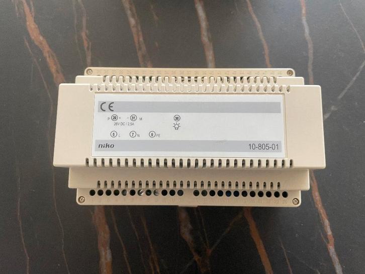 NIKO NETVOEDING 26V 2,5A (10-805-01), Doe-het-zelf en Bouw, Elektriciteit en Kabels, Nieuw, Overige typen, Ophalen of Verzenden