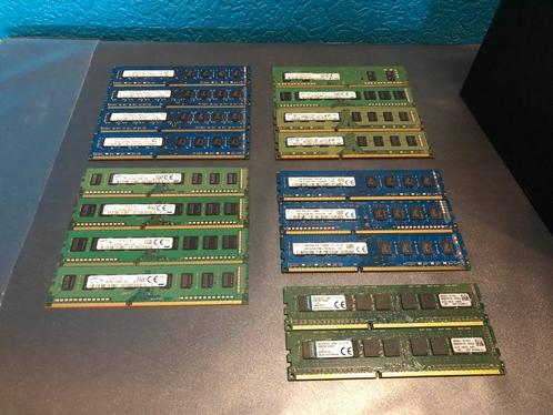 Clés de RAM DDR3 de 16 Go, Informatique & Logiciels, Mémoire RAM, Comme neuf, Desktop, 16 GB, DDR3, Enlèvement ou Envoi