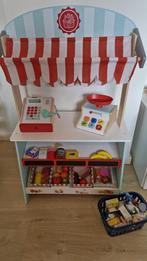Houten speelgoedwinkeltje/poppenkast, Ophalen, Gebruikt, Meubelstuk of Keukentje
