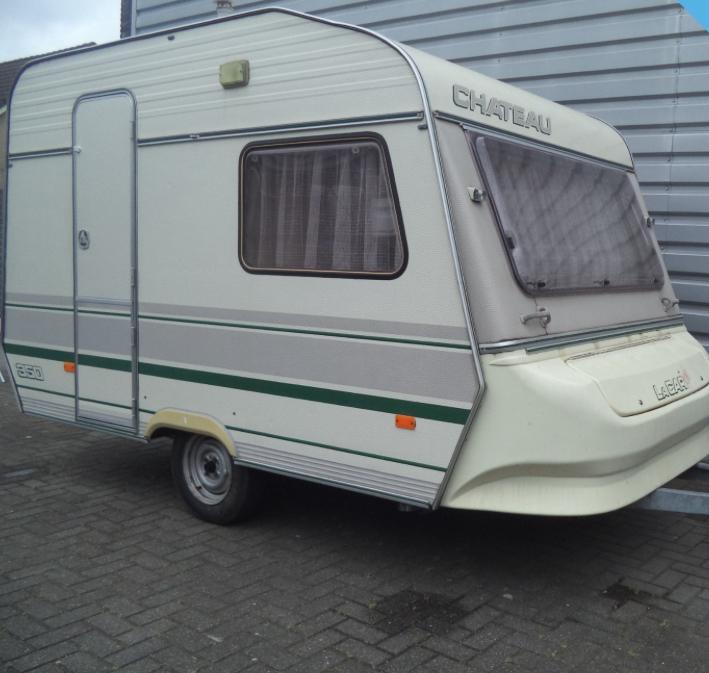 Caravan Chateu 350 1993, Caravans en Kamperen, Caravans, Particulier, Chateau, Stapelbed, Kachel, Ophalen of Verzenden