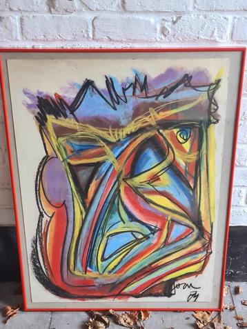 Schilderij, kleurenschetsen op papier van Jorn Asger #Picass beschikbaar voor biedingen