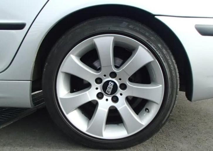 17'' BBS VELGEN +WINTERBANDEN 5-REEKS 6-REEKS E60 E61, Auto-onderdelen, Banden en Velgen, Band(en), Winterbanden, 17 inch, 225 mm